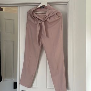 Express Super High Rise Straight Ankle Pants